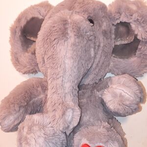 Eduardo The Gray Elephant Stuffed Animal Toy
